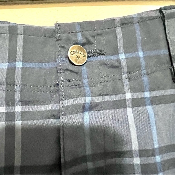 CALLAWAY Swing Tech Ergo Golf Shorts navy mens size 32 - Picture 10 of 11